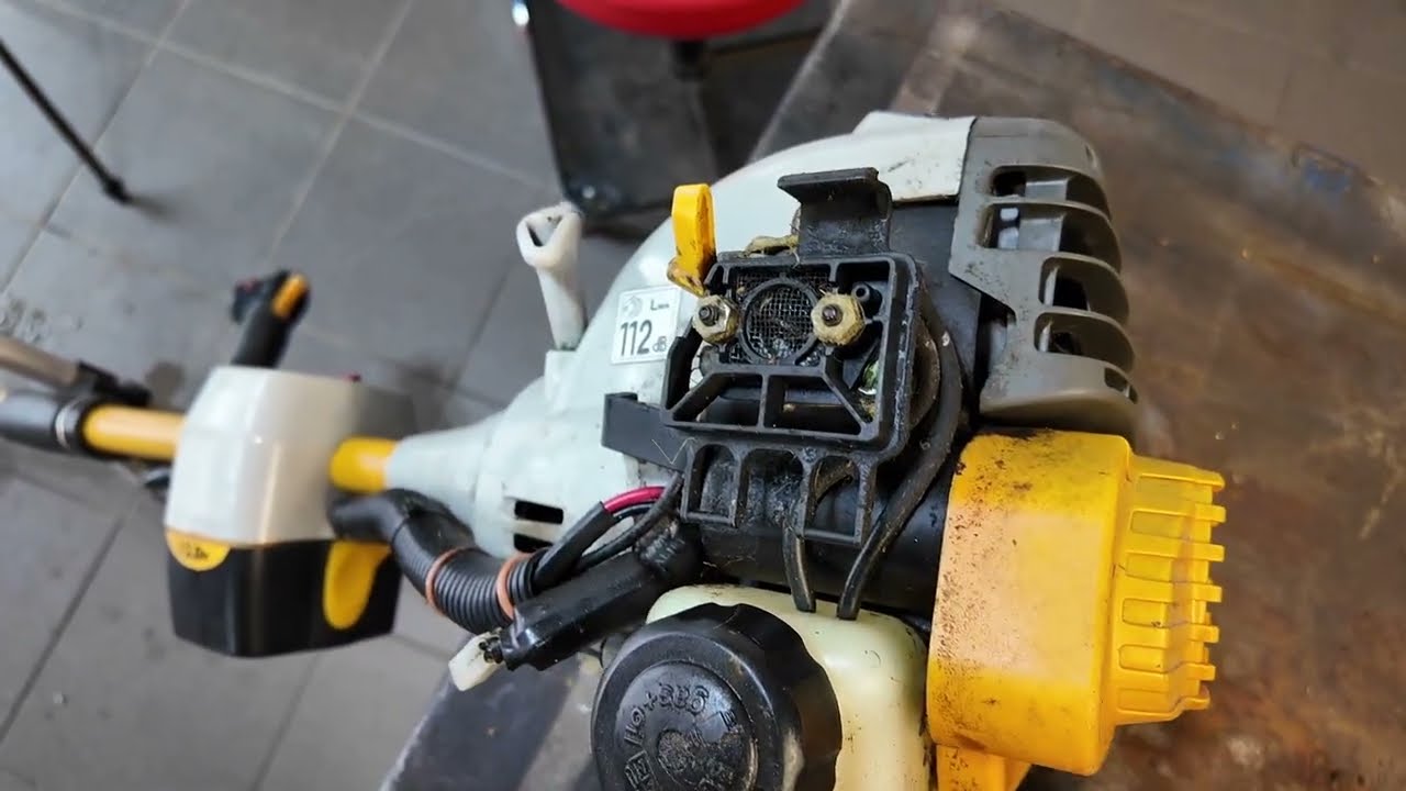 Då börjar vi med den andra - Köpte två Ryobi röjsågar/trimmers för 500kr - fungerar dem? - Del 2