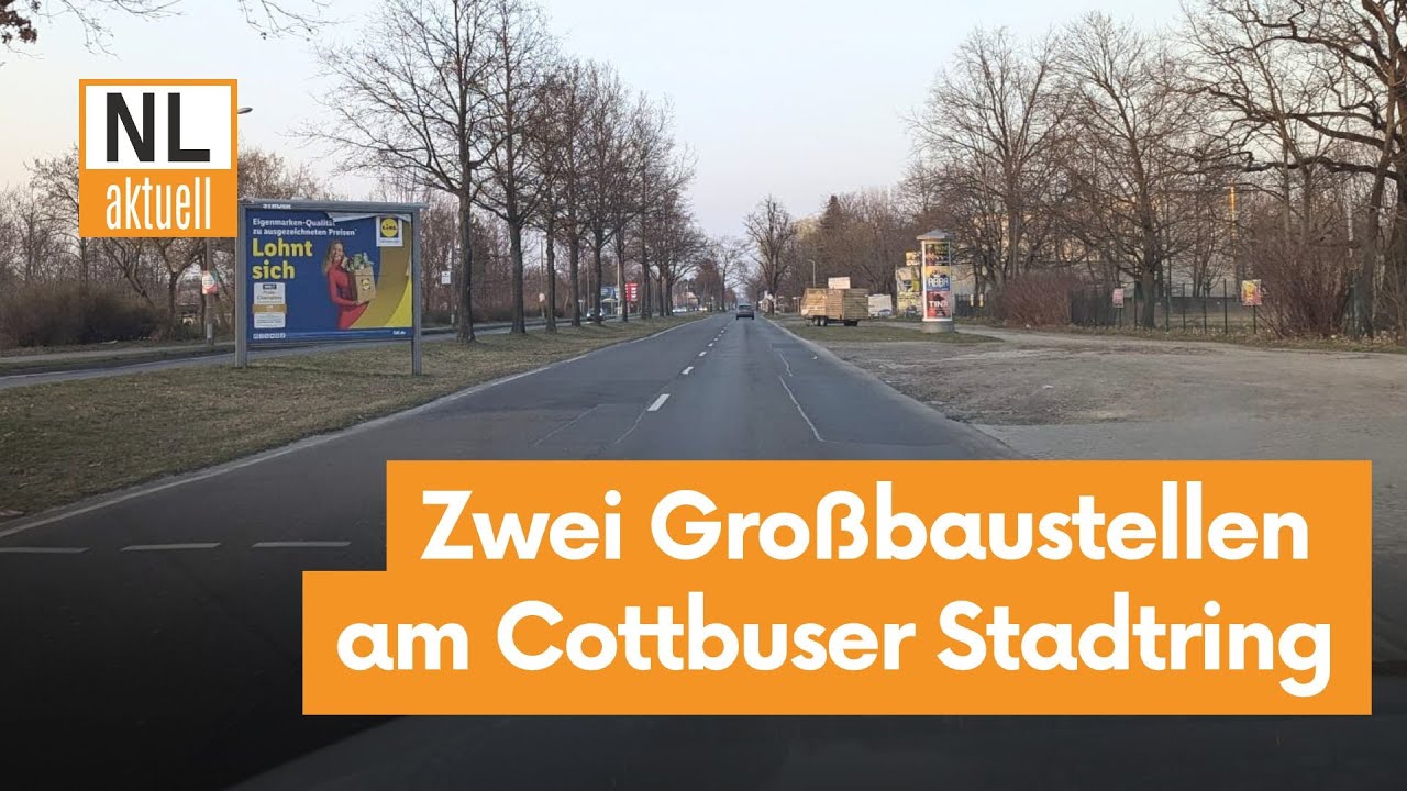 Cottbus | Zwei Großbaustellen am Stadtring kurz vor Start
