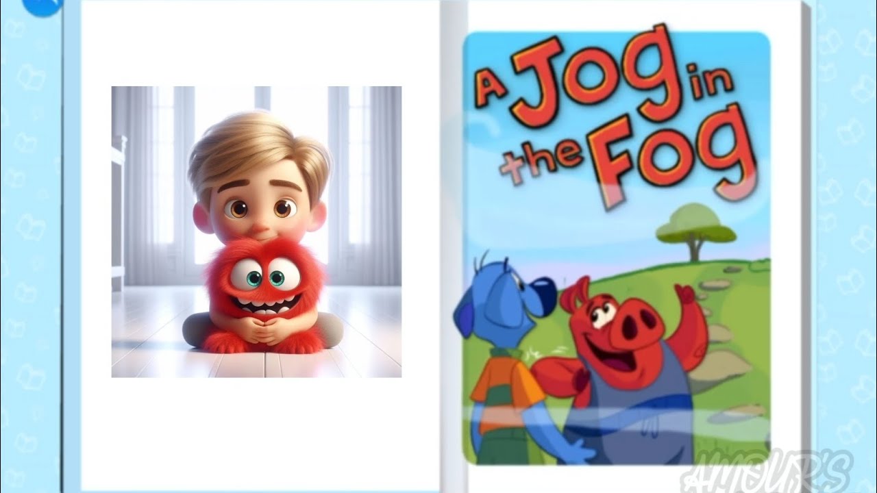 KIDS STORY | A JOG IN THE FOG, WITH AMOUR'S WORLD ( ENGLISH ANIMATION STORY)