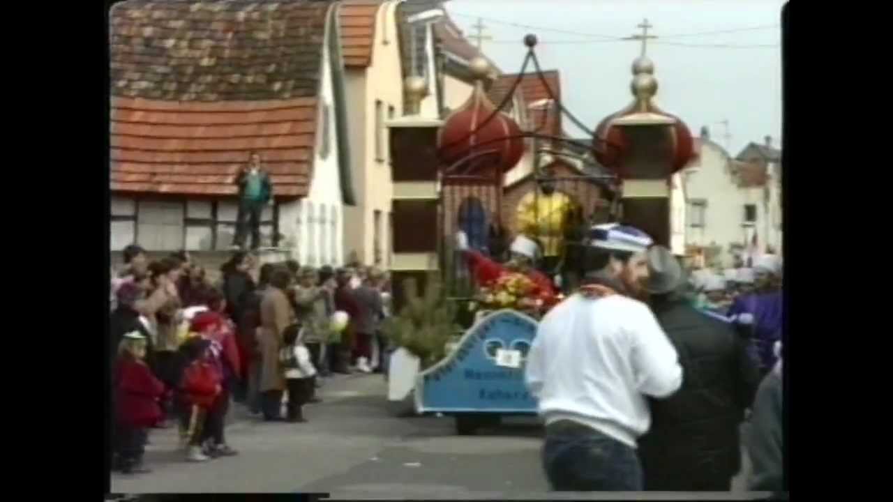 Faschingsumzug in Bellheim - 1987
