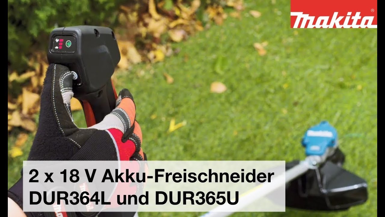 Makita 2 x 18 V Gartenprogramm - Akku-Freischneider DUR364L und DUR365U