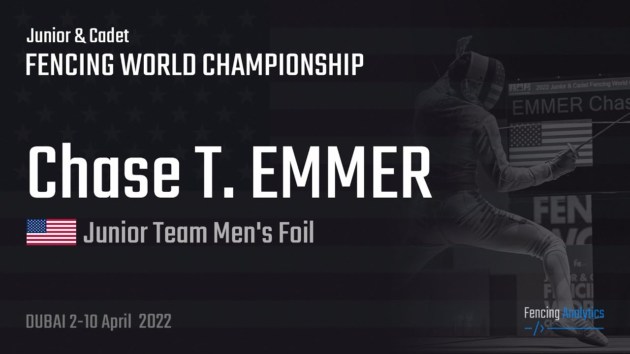 Chase T. EMMER. Junior & Cadet World Championships Dubai 2022.