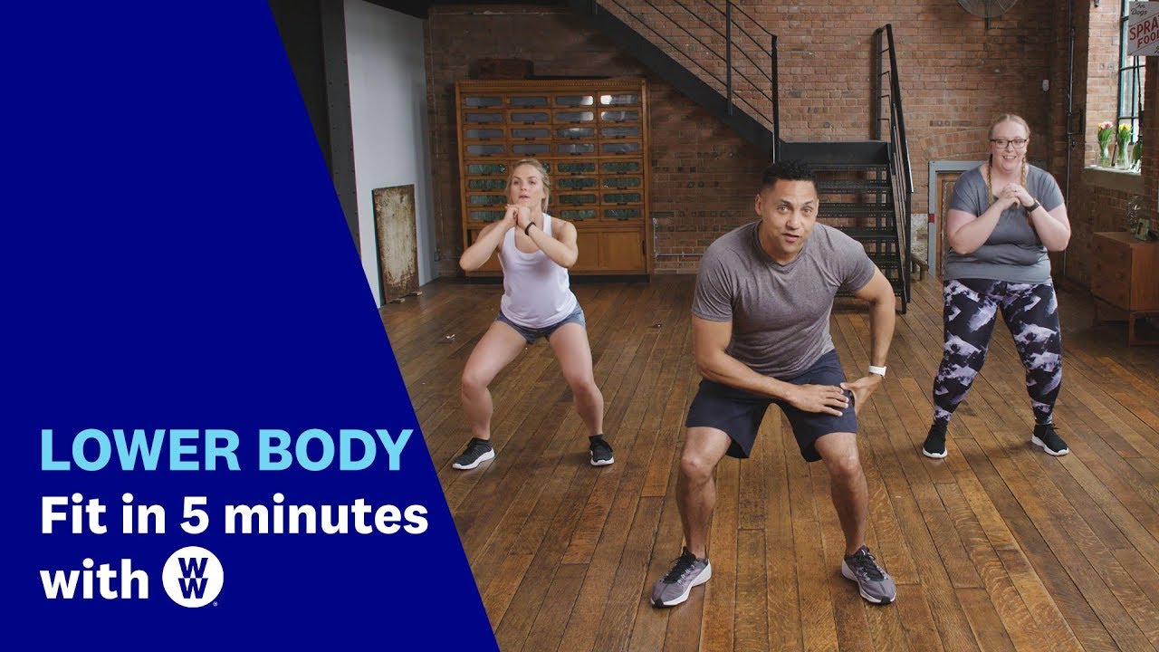 LOWER BODY - Fit in 5 minutes with WW | WW UK