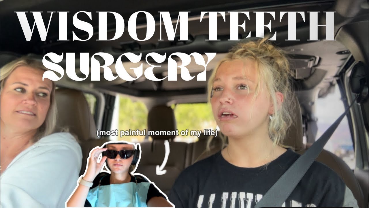 I got my Wisdom Teeth Removed Vlog  / bts / i was awake for the surgery…. 🦷