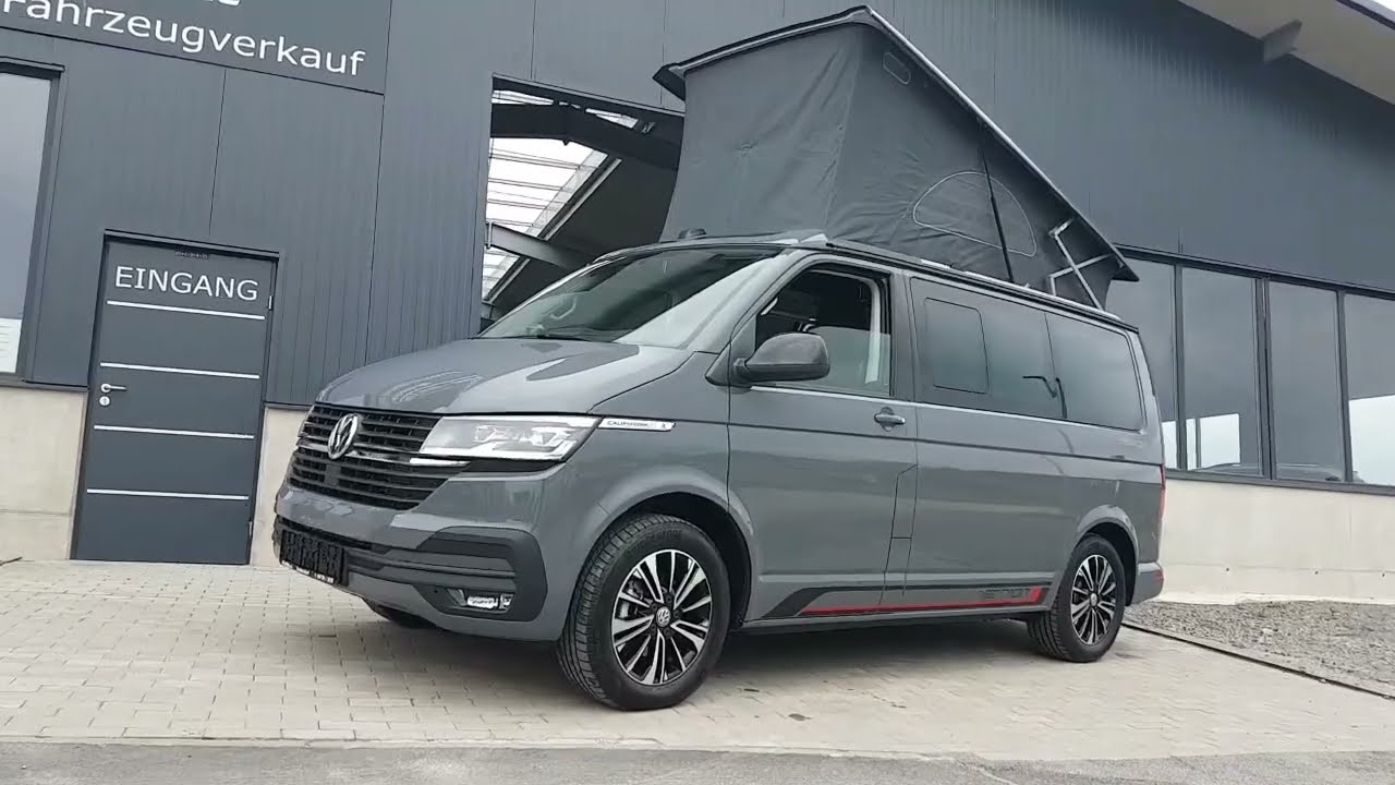 Volkswagen T6 California Beach Camper Edition NEU  pure grey mit Details