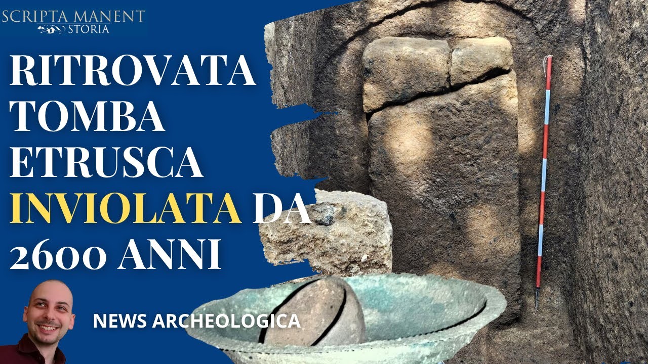 Barbarano. Ritrovata tomba etrusca inviolata da 2600 anni
