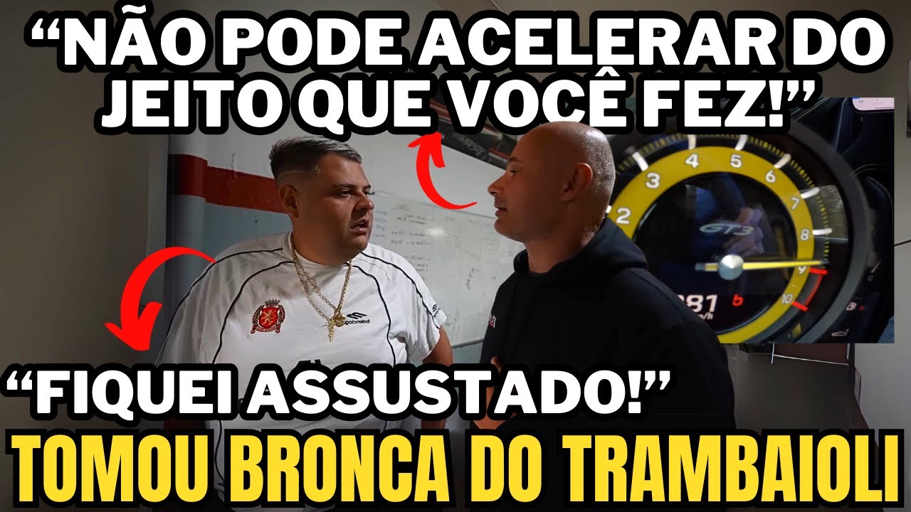 ALEX TRAMBAIOLI EXPLICOU PRO MAUMAU PARA N&Atilde;O ACELERAR A PORSCHE FRIA