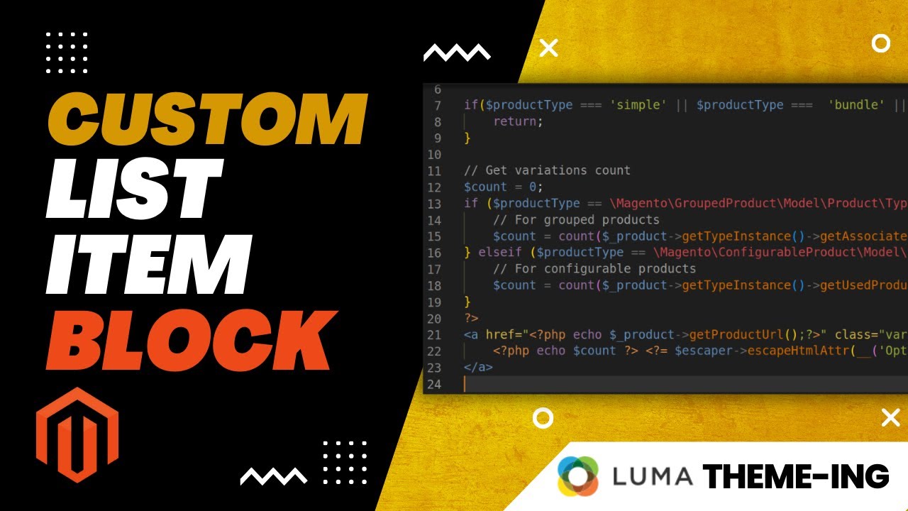 Настройте список категорий темы Luma в Magento 2