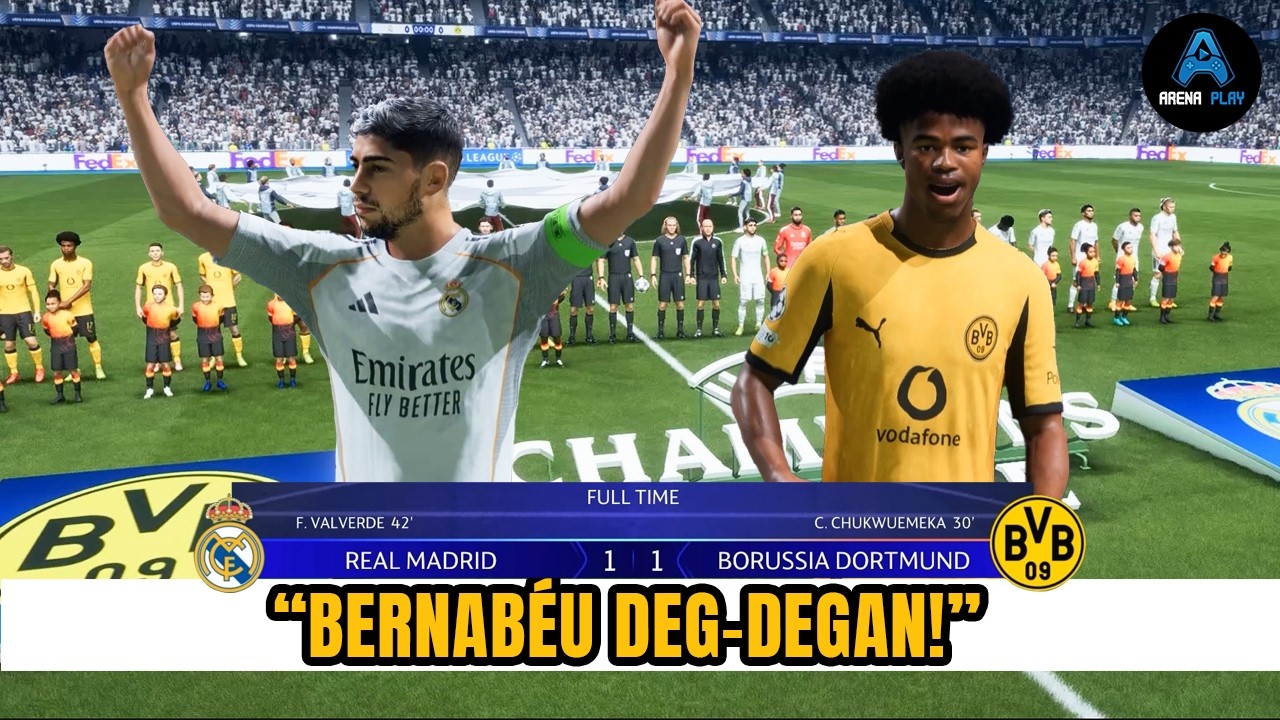EP.11 | Malam Penuh Tegangan! Madrid Imbang 1-1, Tiket Fase Berikutnya Aman#arenaplay #fc26 #fyp