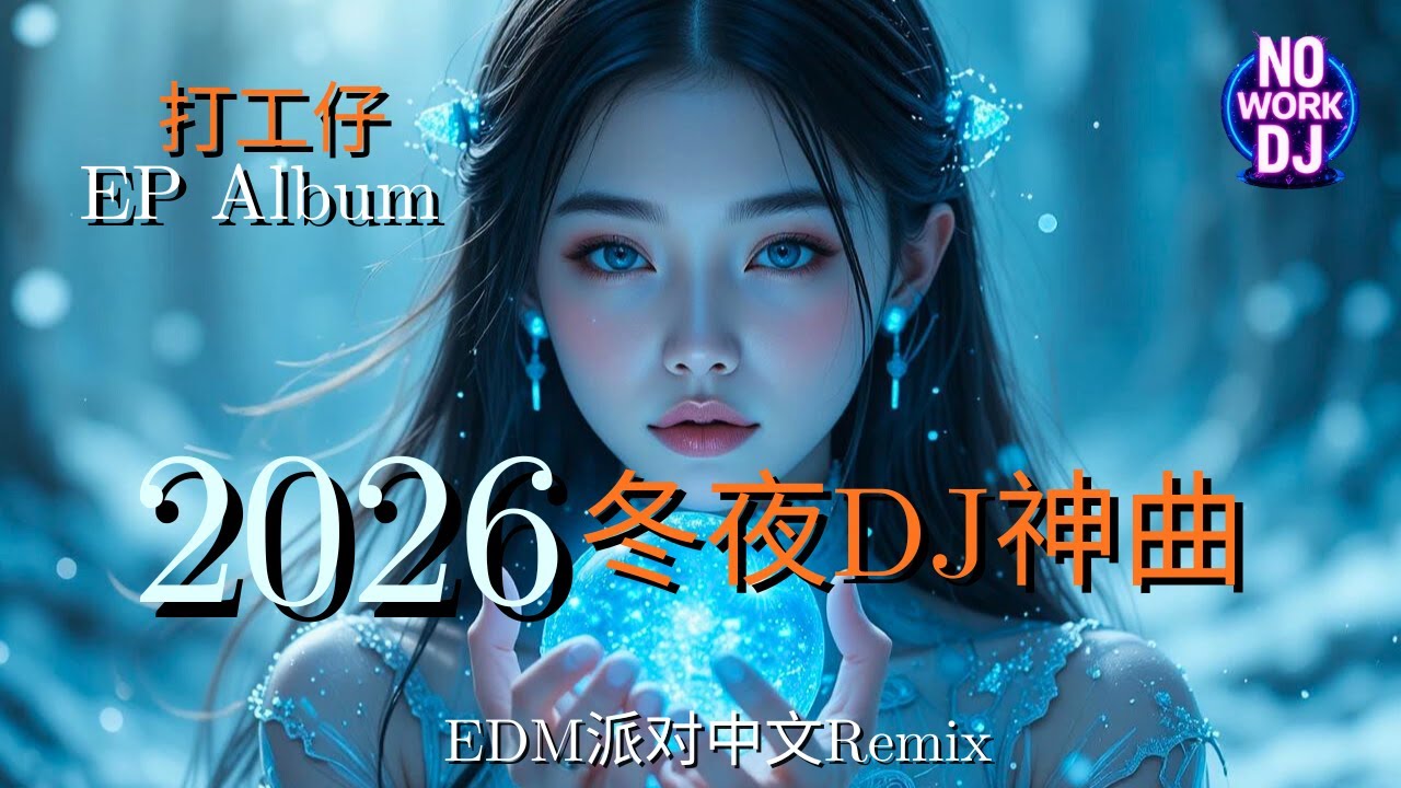 ❄ 冬夜重低音DJ神曲 2026 - 孤独 EP | Winter Night DJ Universe｜中文蹦迪 × Night Drive Full Bass EDM｜NO WORK DJ