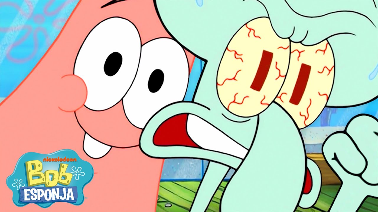 Bob Esponja | 1 hora do Patrick irritando o Lula Molusco! 🐙⭐ | Bob Esponja em Português