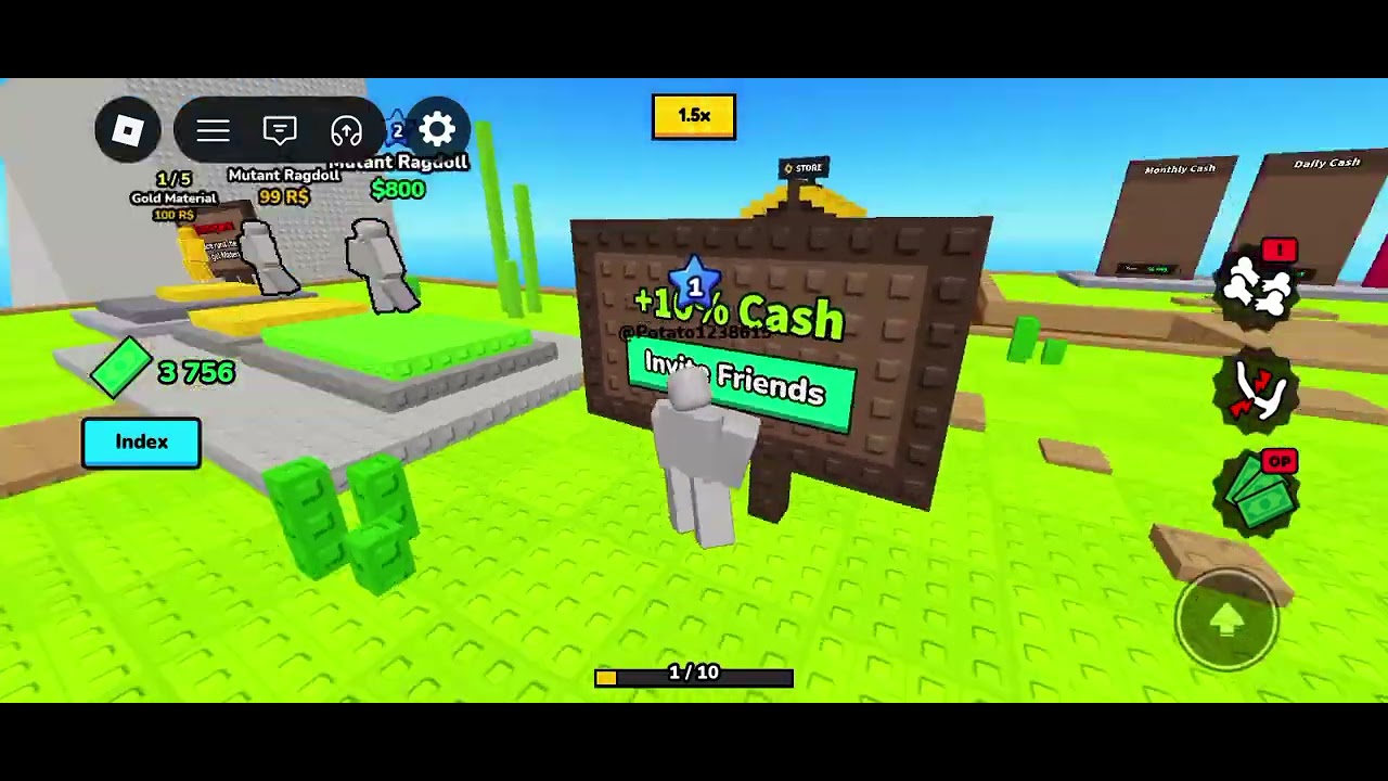 Raw Roblox gameplay footage of breaking bones