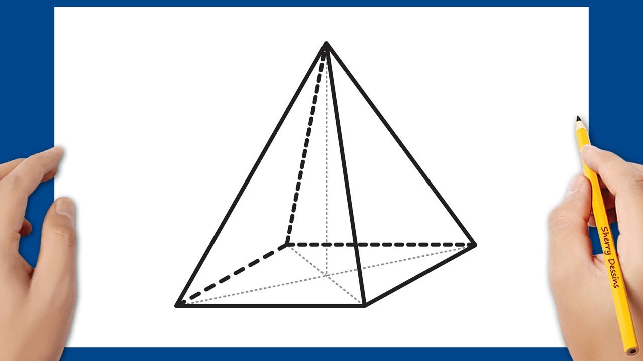 Comment dessiner une pyramide rectangulaire