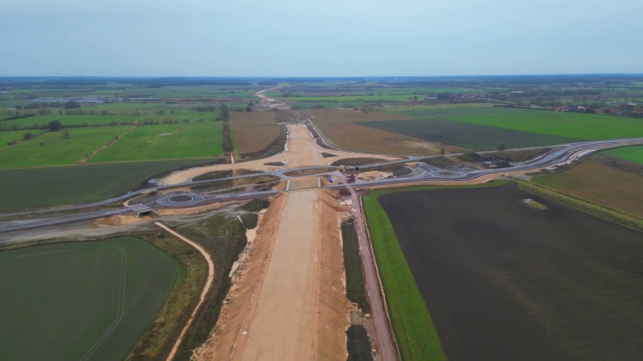 A14 Baustelle Lüderitz - Stendal-Süd 01/2025