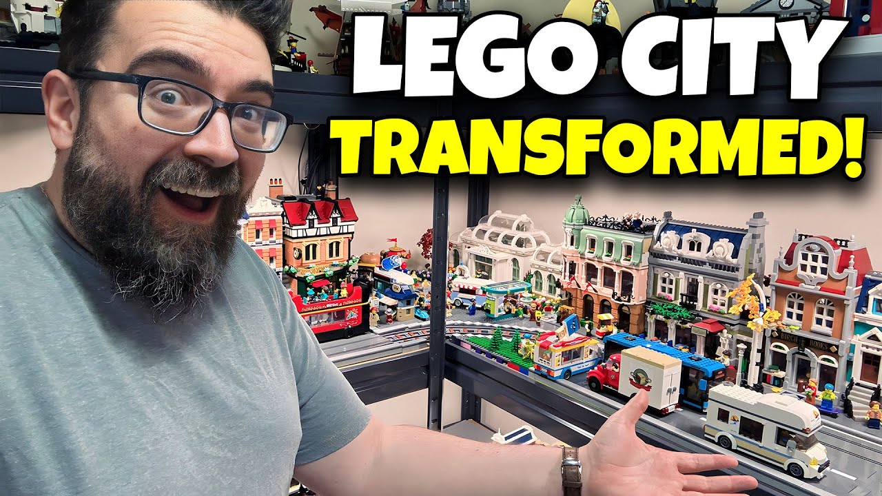 Tudor Corner, Trams and Food Trucks: The Ultimate LEGO Street!