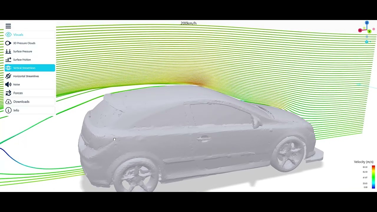 CFD simulation / Astra H OPC / Radunov Performance AERO package