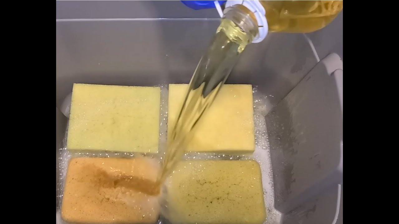 1000 subscriber video series TOP WATCHED PINE SOL LEMON Pinalen 5X is #2 GROUTS SPONGE ASMR SCOOPING