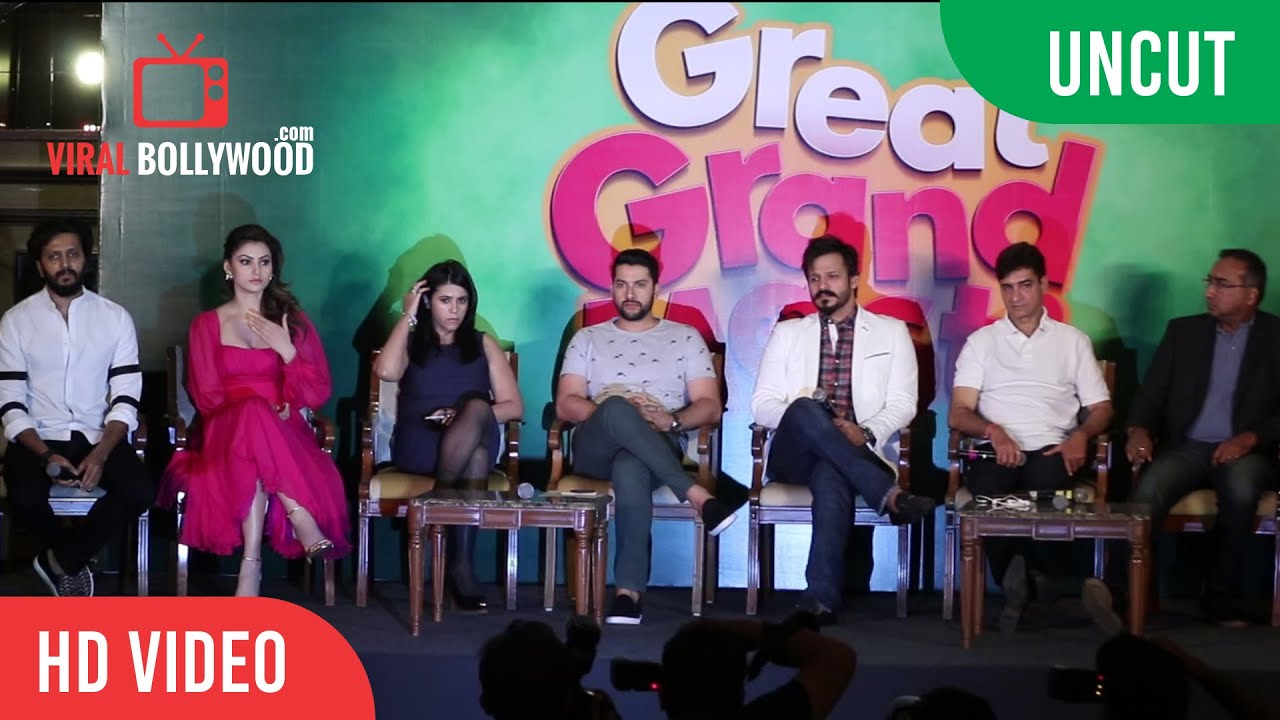 UNCUT - Great Grand Masti Leaked Press Conference | Vivek Oberoi, Ritesh Deshmukh, Urvashi Rautela