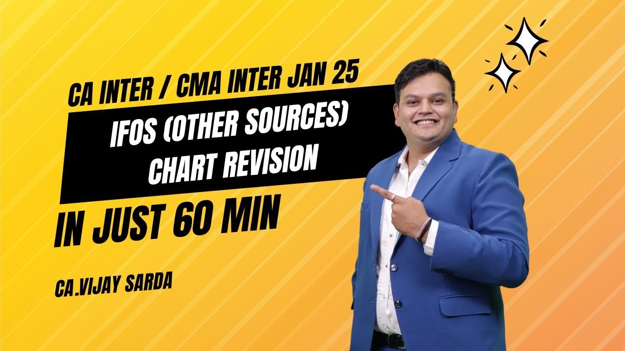 DT Revision| IFOS Chart Revision | CA & CMA Inter Dec 24 & Jan 25