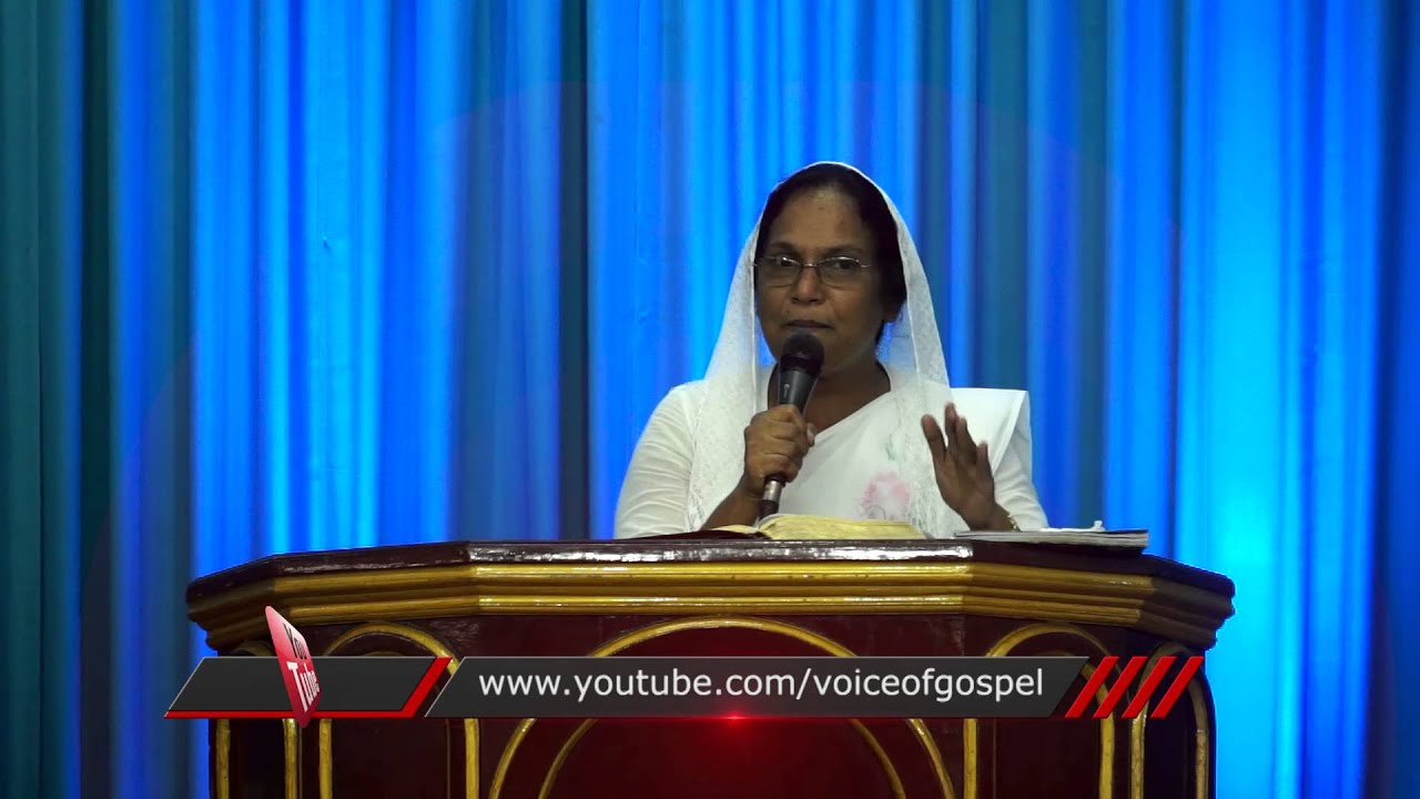 Malayalam Sermon. Why are you following Jesus? By Sis Lily Daniel