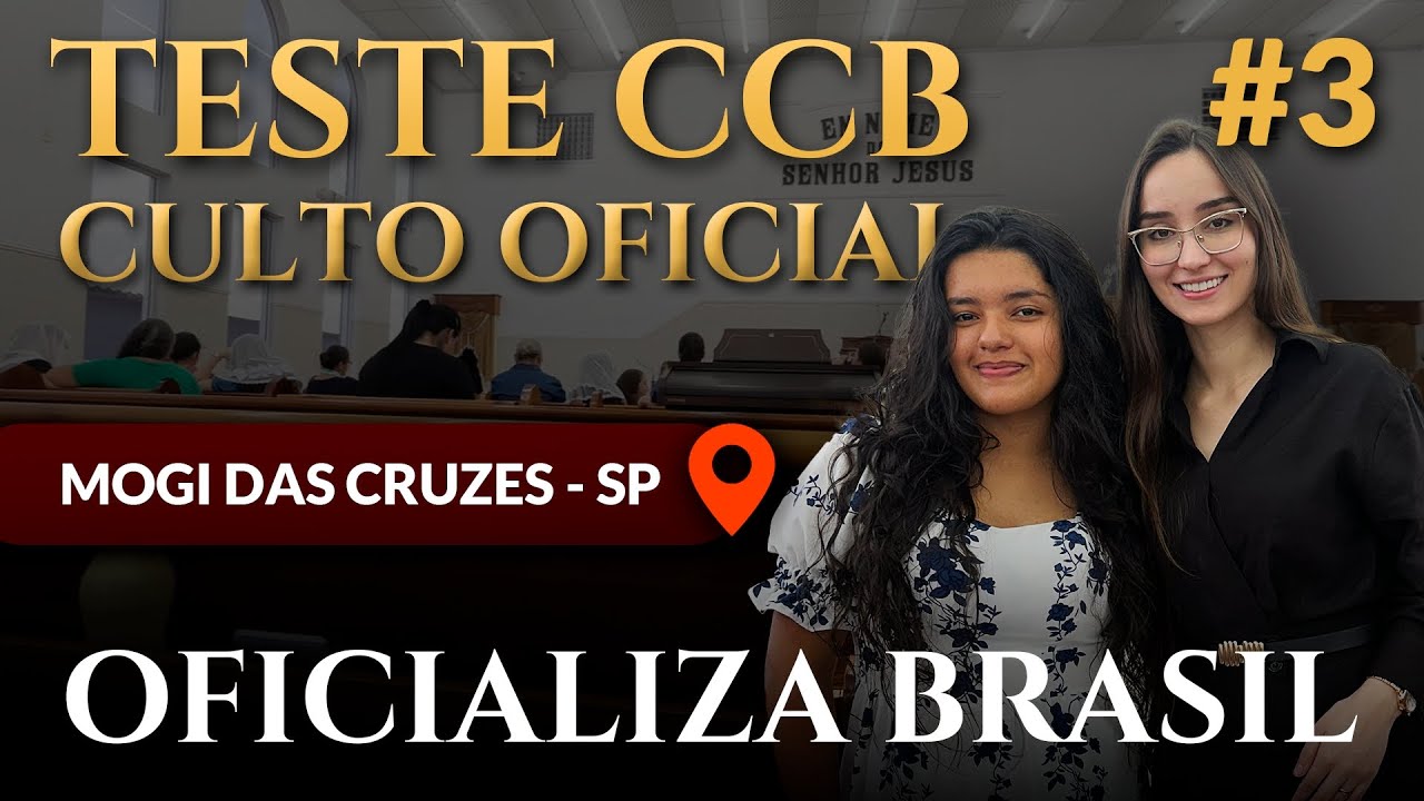 Teste de Culto Oficial - Organistas CCB | Viajamos at&eacute; MOGI | VLOG [Aluna Nicole] #organistasccb
