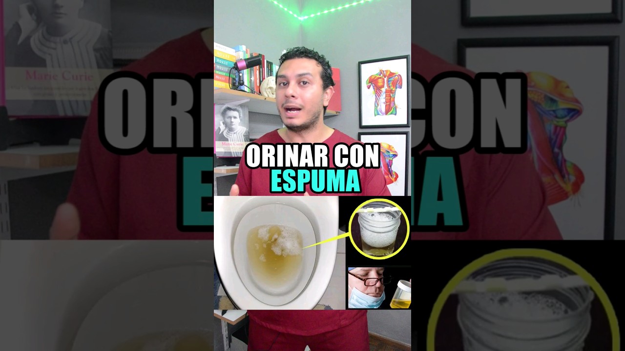 orinar con espuma