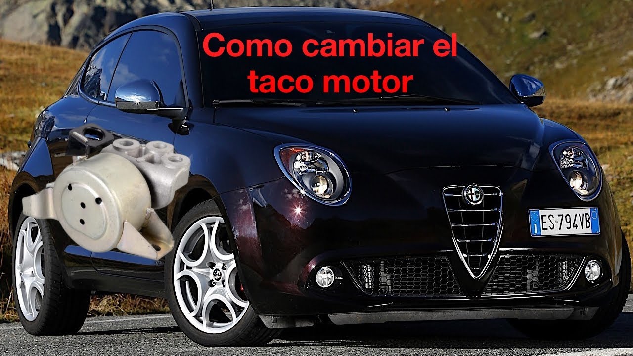 Como cambiar el taco motor de un Alfa Romeo Mito