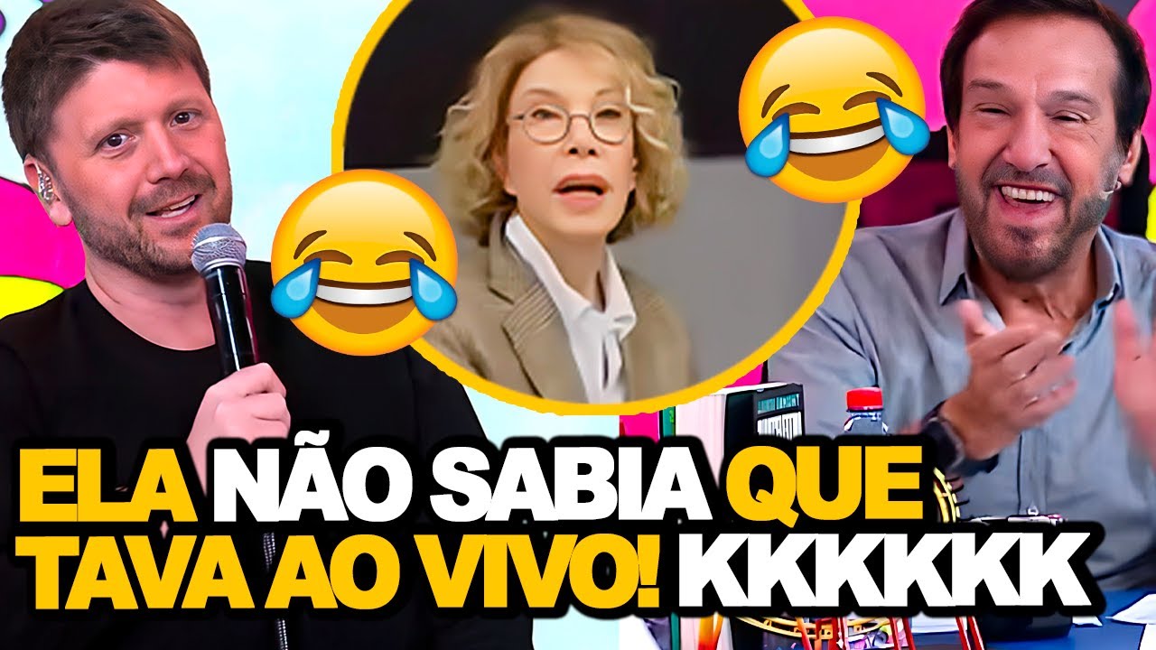 PÂNICO REAGE AO VÍDEO DE MARILIA GABRIELA SENDO DESMASCARADA AO VIVO NA TV