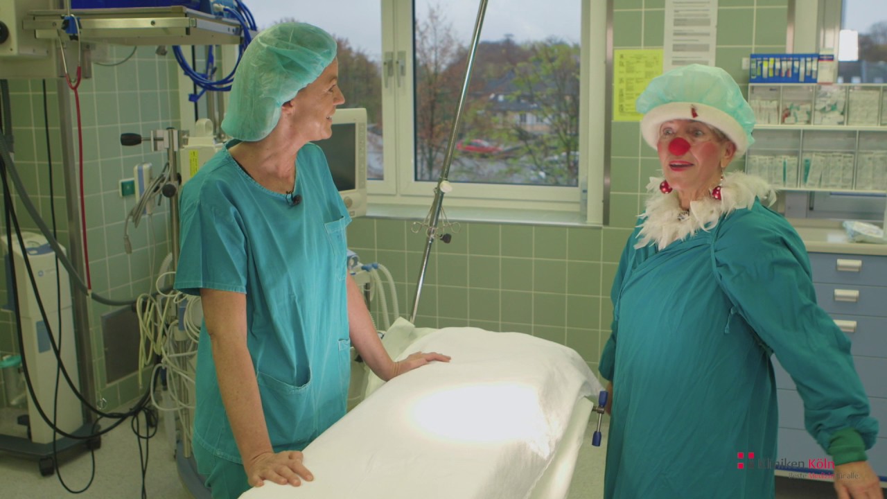 Türchen 2  - Cocktelia zu Besuch im OP - Kinderkrankenhaus Amsterdamer Straße