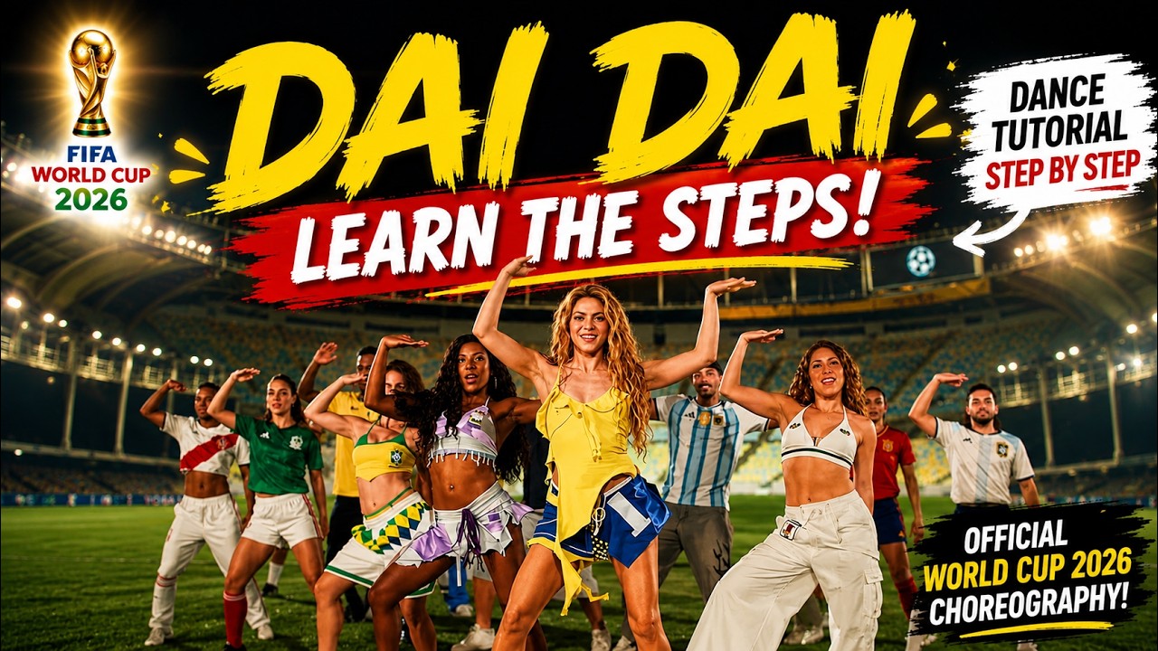 Learn Shakira's Dai Dai Dance in 10 Minutes | World Cup 2026