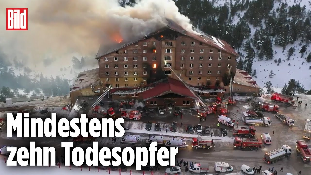 TÜRKEI: Katastrophe bei Hotelbrand in Skigebiet