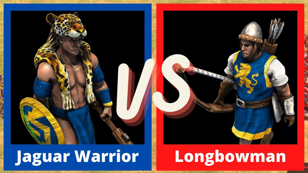 60 Jaguar Warrior VS. 60 Longbowman (Aztecs VS Britons) - Age of Empires 2: Definitive Edition