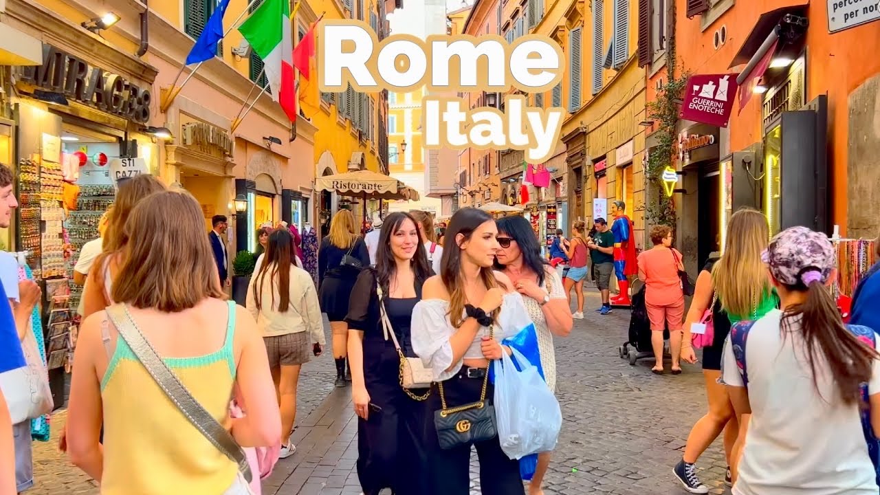 Rome, Italy 🇮🇹 - May 2023 - 4K-HDR 60fps Walking Tour