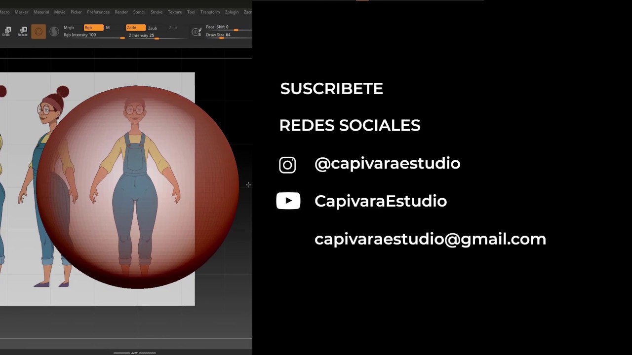 Zbrush 2018 en cinco minutos (o casi) #4 - Insertar imagenes de referencia