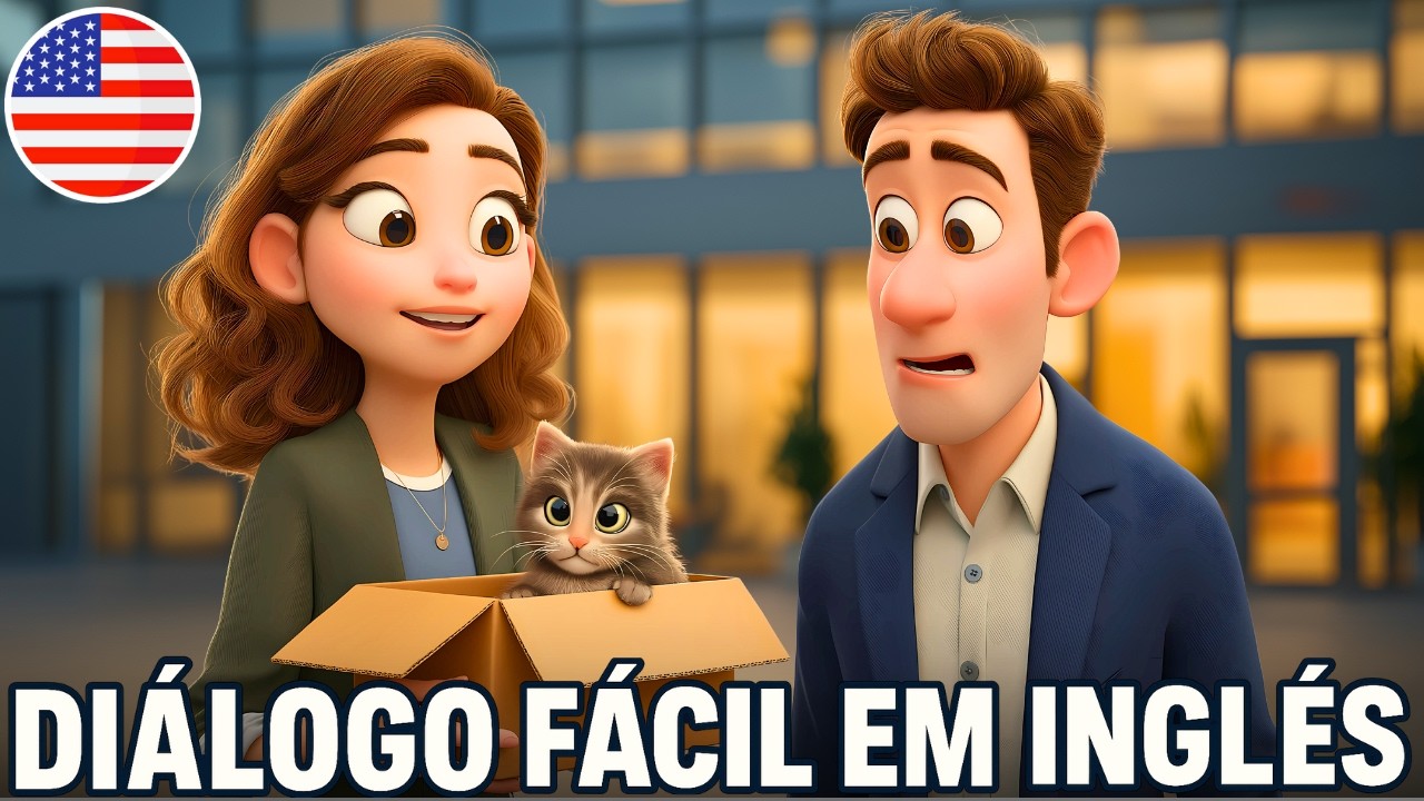 Comece a entender inglês fácil e rápido com este diálogo 🔥 Achamos um gatinho na rua! 🐱