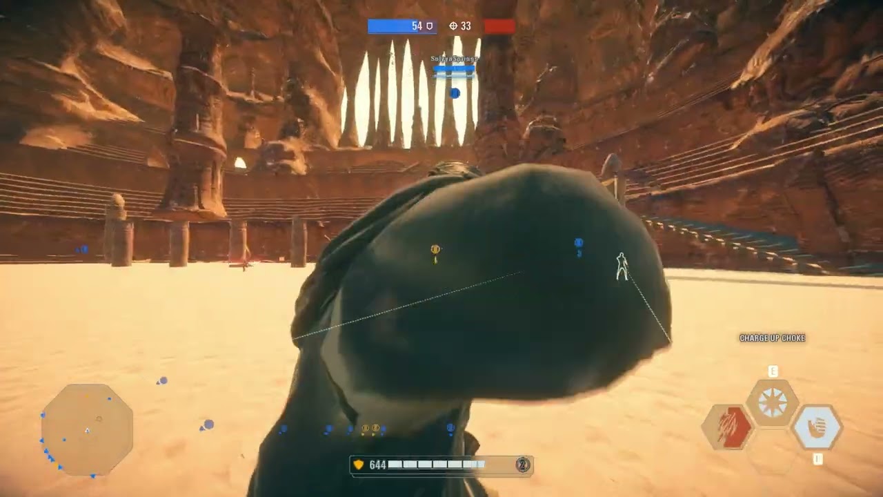 Star Wars Battlefront 2 Expanded 1vs1 #1 Galen Marek (Kyber Server V2)