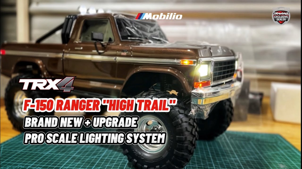TRAXXAS TRX4 F150 RANGER High Trail + UPGRADE Pro Scale Lighting System by: Mobilio Store