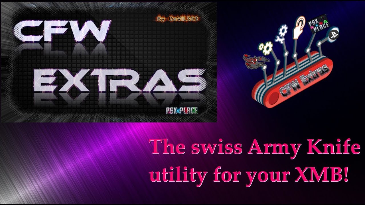 PS3 CFW Extras Category - A great app for modding customizing your XMB categories