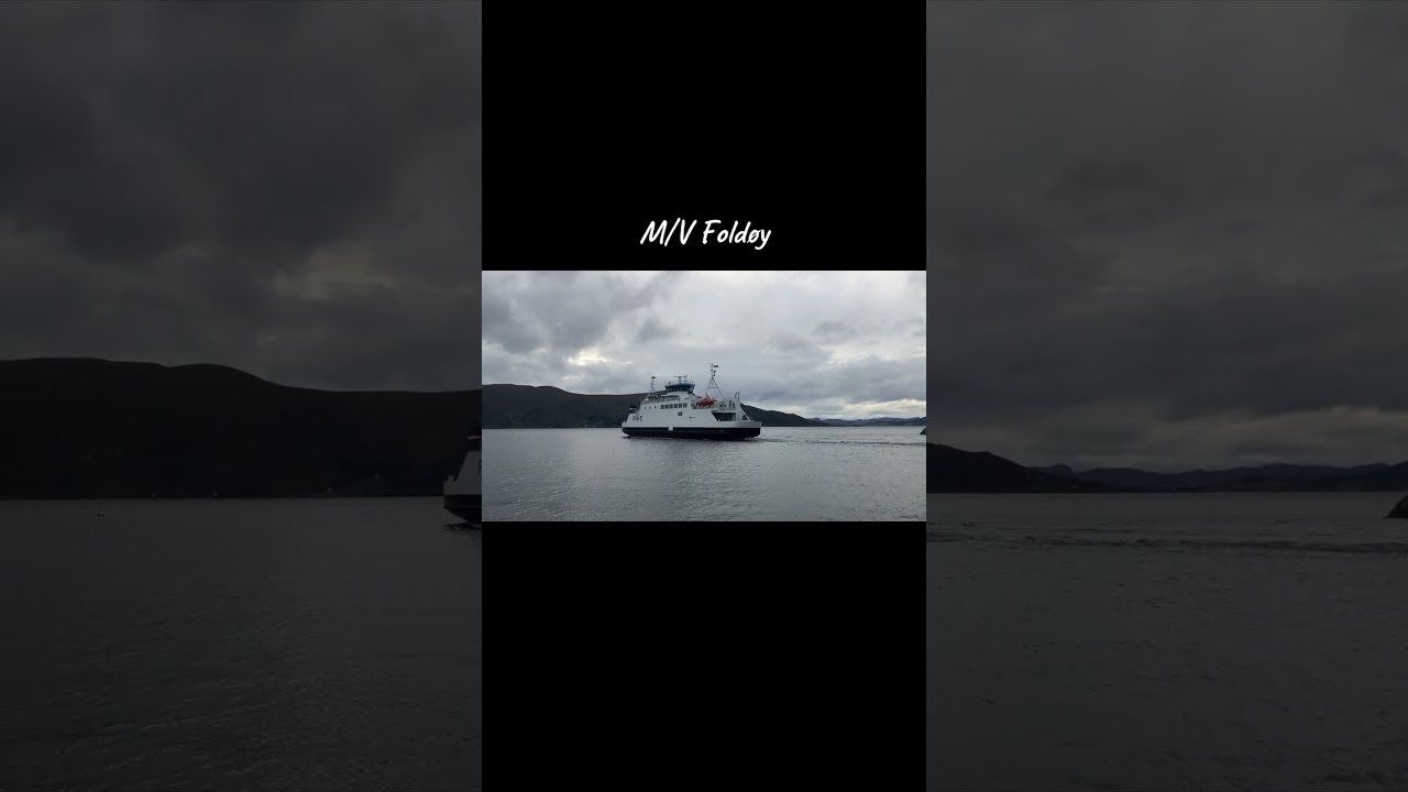 M/F Fold&oslash;y avgang larsnes #larsnes #sunnm&oslash;re #sunnmore #ferge #ferje #ferry #ferger #ferjer #ferries