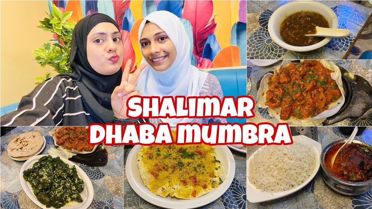 Shalimar dhaba mumbra Shilphata! New dhaba review 😋! chicken starter & more foods review