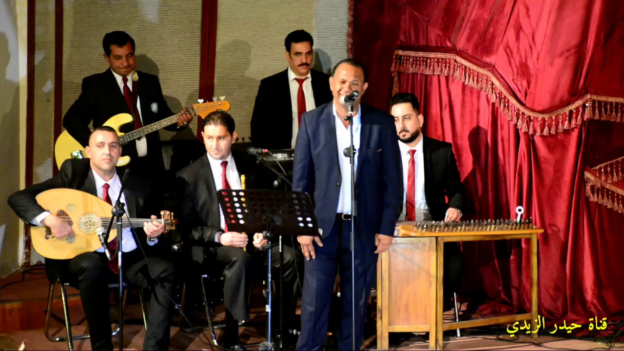 الفنان حسين جبار مع فرقة علي خصاف اغنية يالرايحه باليل الهلج