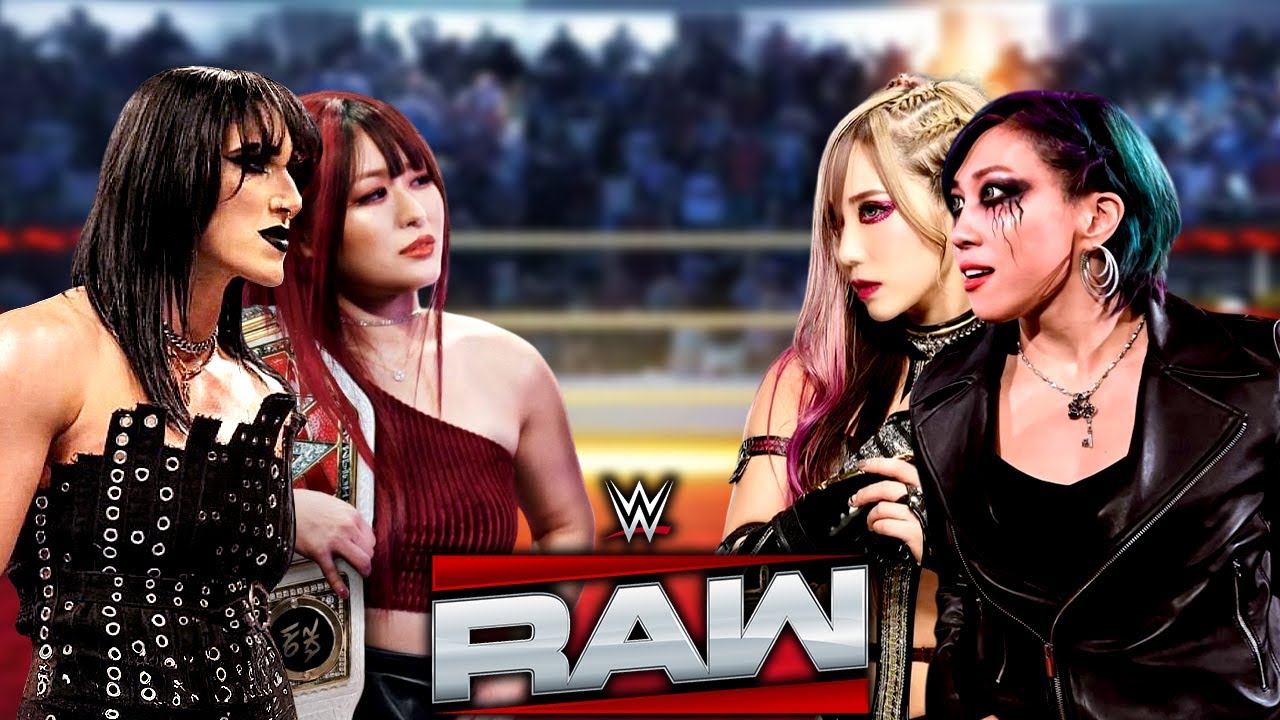 Полный матч Риа Рипли и Айо Скай против Аски и Кайри Сэйн | WWE RAW