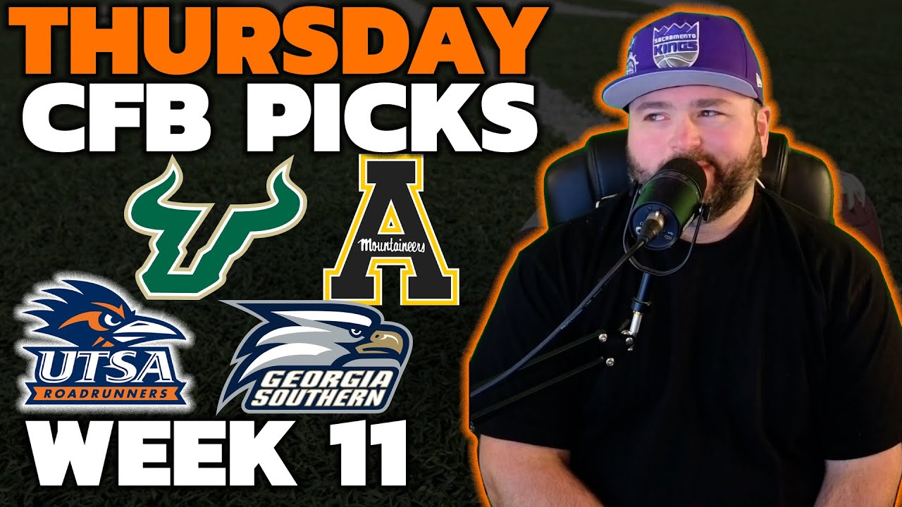Thursday College Football Picks - Week 11 with Kyle Kirms