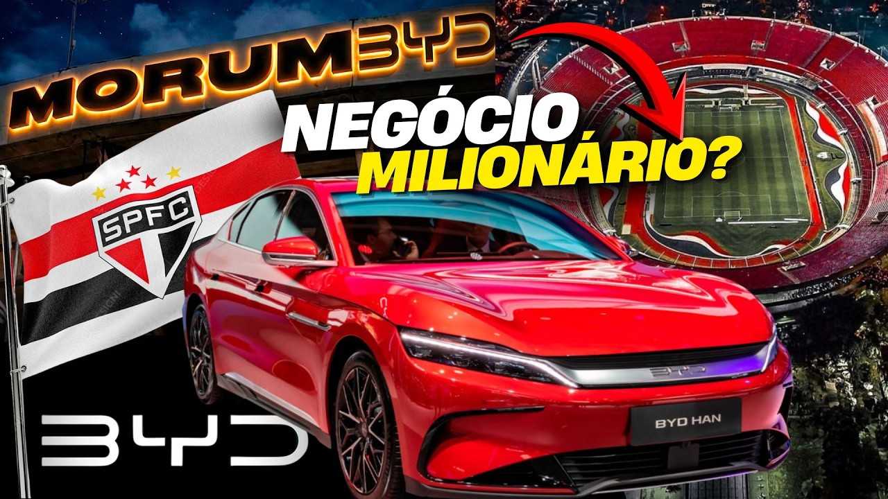 🚨 BYD NO MORUMBI? GIGANTE DOS CARROS ELÉTRICOS NEGOCIANDO COM SÃO PAULO? O QUE SE SABE ATÉ AGORA? 💰