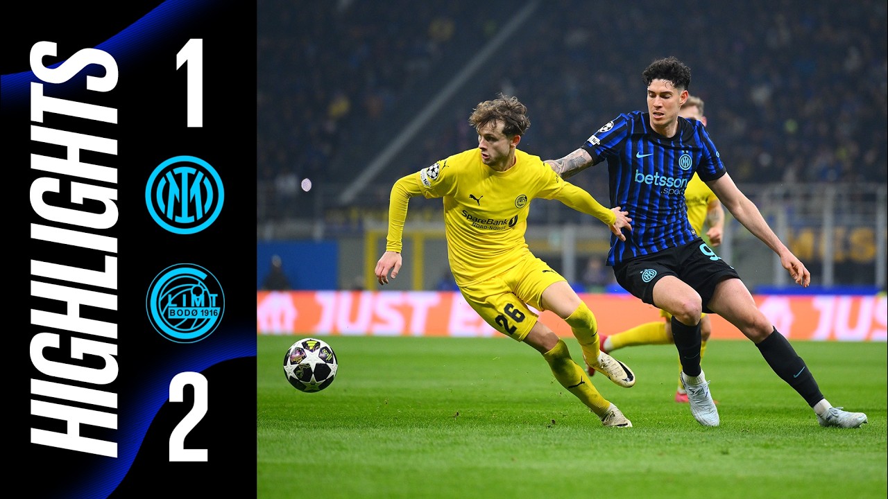 SCONFITTA A SAN SIRO | INTER 1-2 BOD&Oslash;/GLIMT | HL UCL 25/26⚫🔵