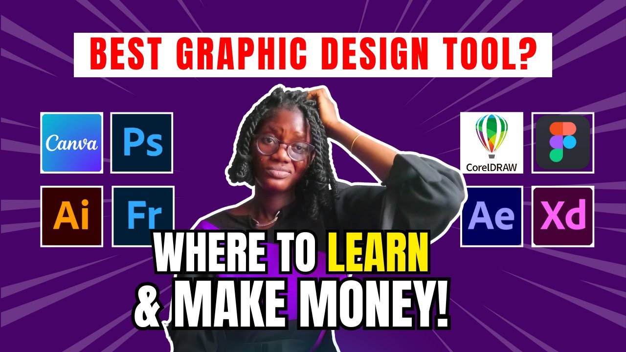 Stop Guessing! Best Graphic Design Tools for Beginners + Where to Learn & Start Making Money FAST!