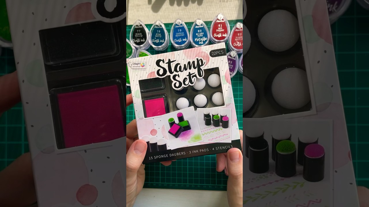 UNBOXING STAMP SET FROM ACTION #shorts #unboxing #diy #stamping #action