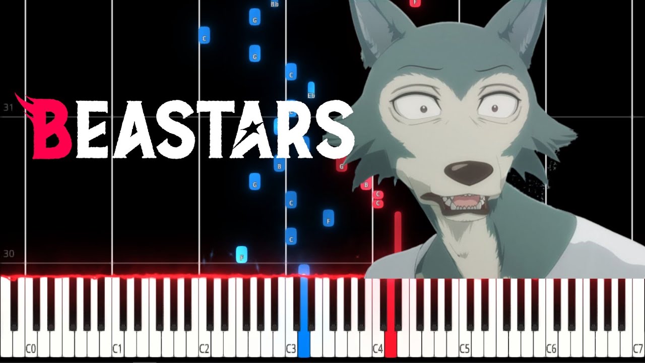 Wild Side | BEASTARS OP 1 PIANO TUTORIAL(Sheet in the description)