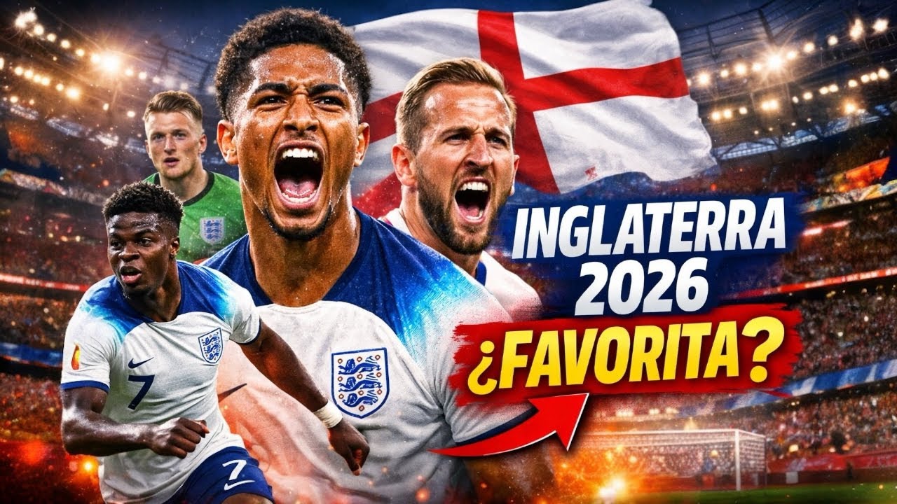 La INCREÍBLE SELECCIÓN de INGLATERRA para el MUNDIAL 2026