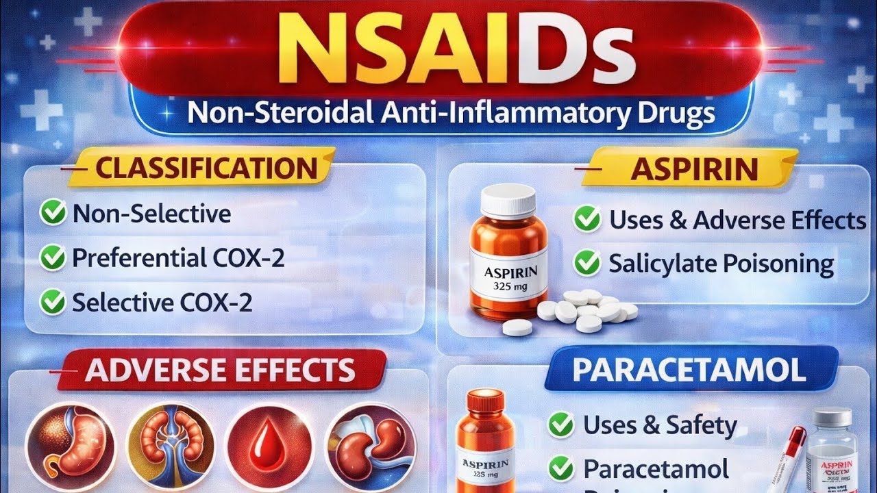 NSAIDS by Dr.Rashid Iqbal MBBS MD #NSAIDs#Aspirin#Paracetamol